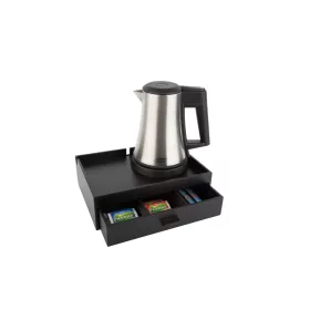   Btray Smart podnos + Star rýchlovarná kanvica, 0,5 l + 2 biele šálky – súprava
