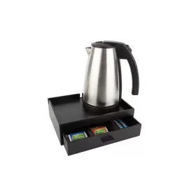   Btray Smart podnos + Style rýchlovarná kanvica, 1 l + 2 biele šálky – súprava