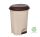 Planet Pedal kôš, plastový, ECO hnedý s vyberateľným košíkom, 12L NO3