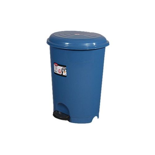 Planet pedálový kôš, plastový, ECO modrý, s vyberateľným košíkom, 22L NO4