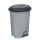 Planet Pedálový kôš, plastový, ECO antracit, s vyberateľným košíkom, 22L