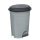 Planet pedálový kôš, plastový, ECO antracit, s vyberateľným košíkom, 50L