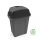 Planet Hippo Tipper Kôš na triedený odpad, plast, antracit/čierna, 25L