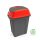 Planet Hippo Tipper Kôš na triedený odpad, plast, antracit/červený, 50L