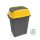 Planet Hippo Tipper Nádoba na selektívny zber odpadu, plast, antracit/žltá, 50L