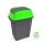 Planet Hippo Tipper Kôš na triedený odpad, plast, antracit/zelený, 50L