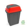 Planet Hippo Tipper Kôš na triedený odpad, plast, antracit/červený, 70L