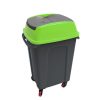 Planet Hippo Tipper Kôš na triedený odpad, plast, antracit/zelený, 70L
