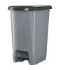 Odpadkový kôš Planet Pedal SLIM, plastový, ECO antracit, 25L