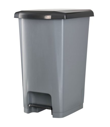 Odpadkový kôš Planet Pedal SLIM, plastový, ECO antracit, 25L