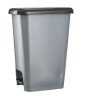Odpadkový kôš Planet Pedal SLIM, plastový, ECO antracit, 25L
