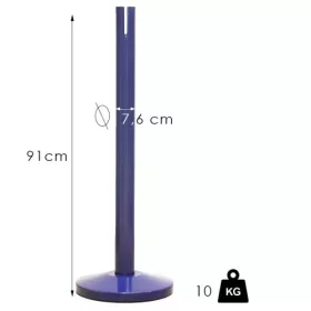   XL zahradzovací stĺpik s pásom, 4.8m, bez pásu (XLO-blue)