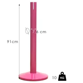   XL zahradzovací stĺpik s pásom, 4.8m, bez pásu (XLO-pink)