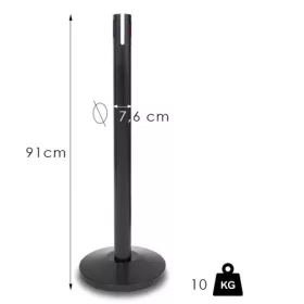 XL zahradzovací stĺpik s pásom, 4.8m, bez pásu (XLOF)