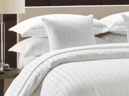 POVLAK NA PRIKRÝVKU / 2cm PRUHOVANÝ Hotel 140x200 cm 50% bavlna - 50% polyester 150g