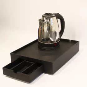 HOBBB-ART podnos + rýchlovarná kanvica, 2 l – súprava
