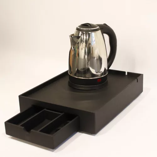 HOBBB-ART podnos + rýchlovarná kanvica, 2 l – súprava