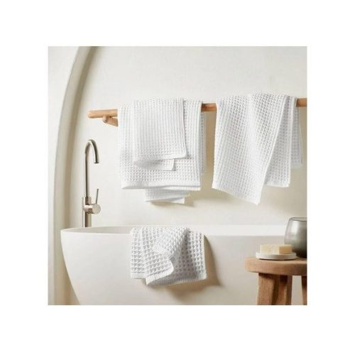 UTERÁK Biely vzor osa 200 gr SIMA 70x150 cm Osuška do sauny
