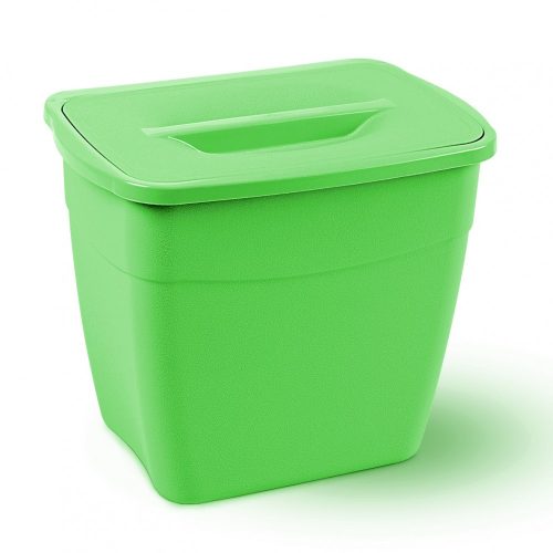 Odpadkový kôš Planet Koala s vekom 6L (závesné vedierko) zelený